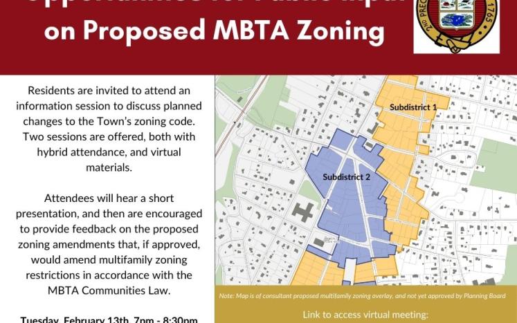 Proposed MBTA Zoning Community Information Session