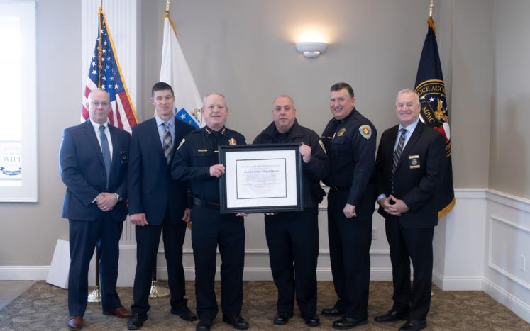 Sharon Police Department receive Certification from Massachusetts Police Accreditation Commission
