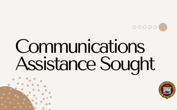 communications assistance sought