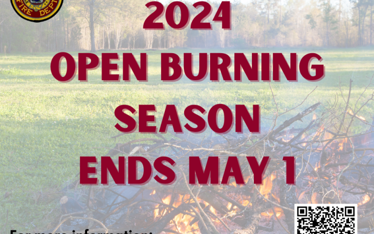Open Burning Season Ends