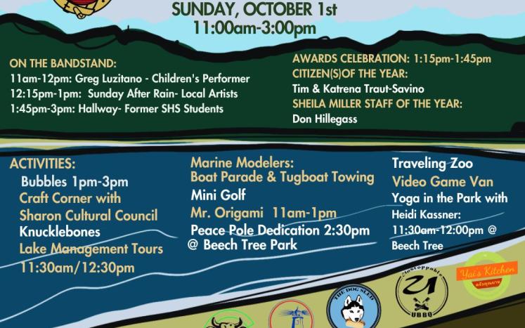 Schedule of Sharon Day events