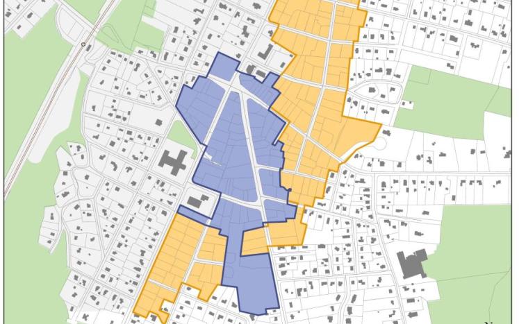Sharon MBTA District Map 1.18.24