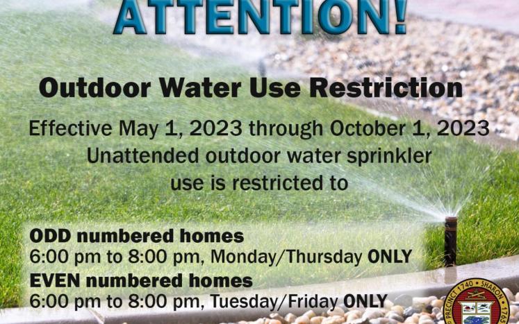 Outdoor Water Use Restriction