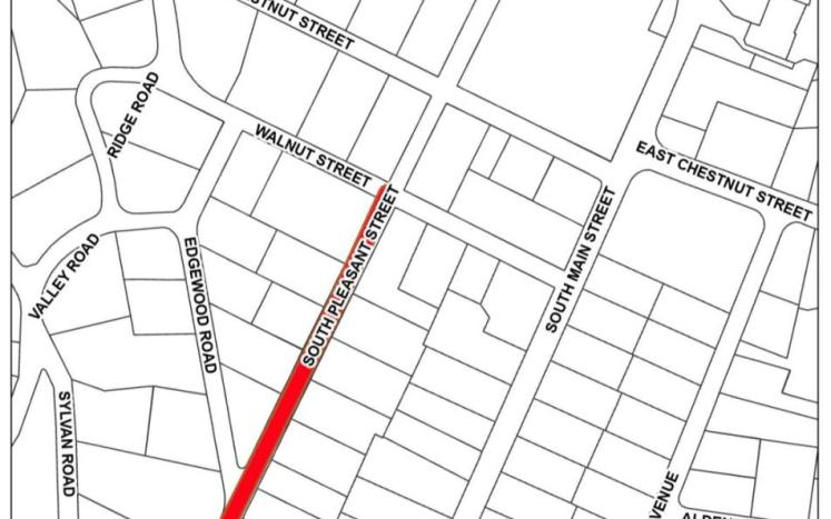 South Pleasant Street water main project